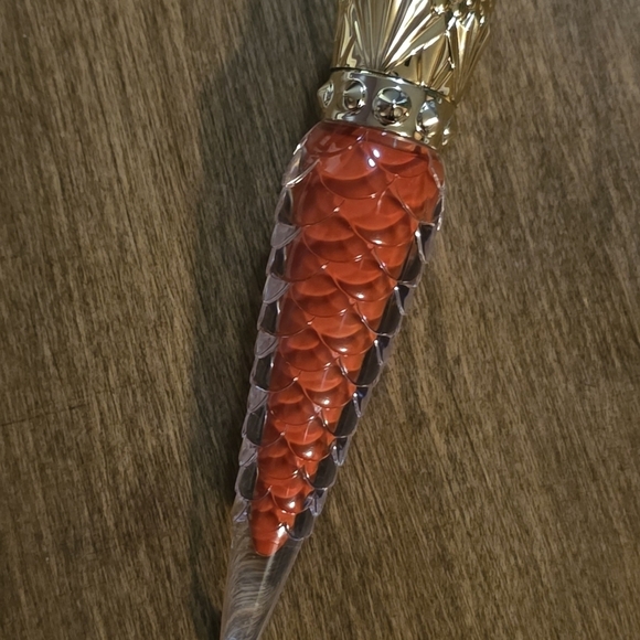 Christian Louboutin Red and Gold Lipstick - Picture 1 of 6
